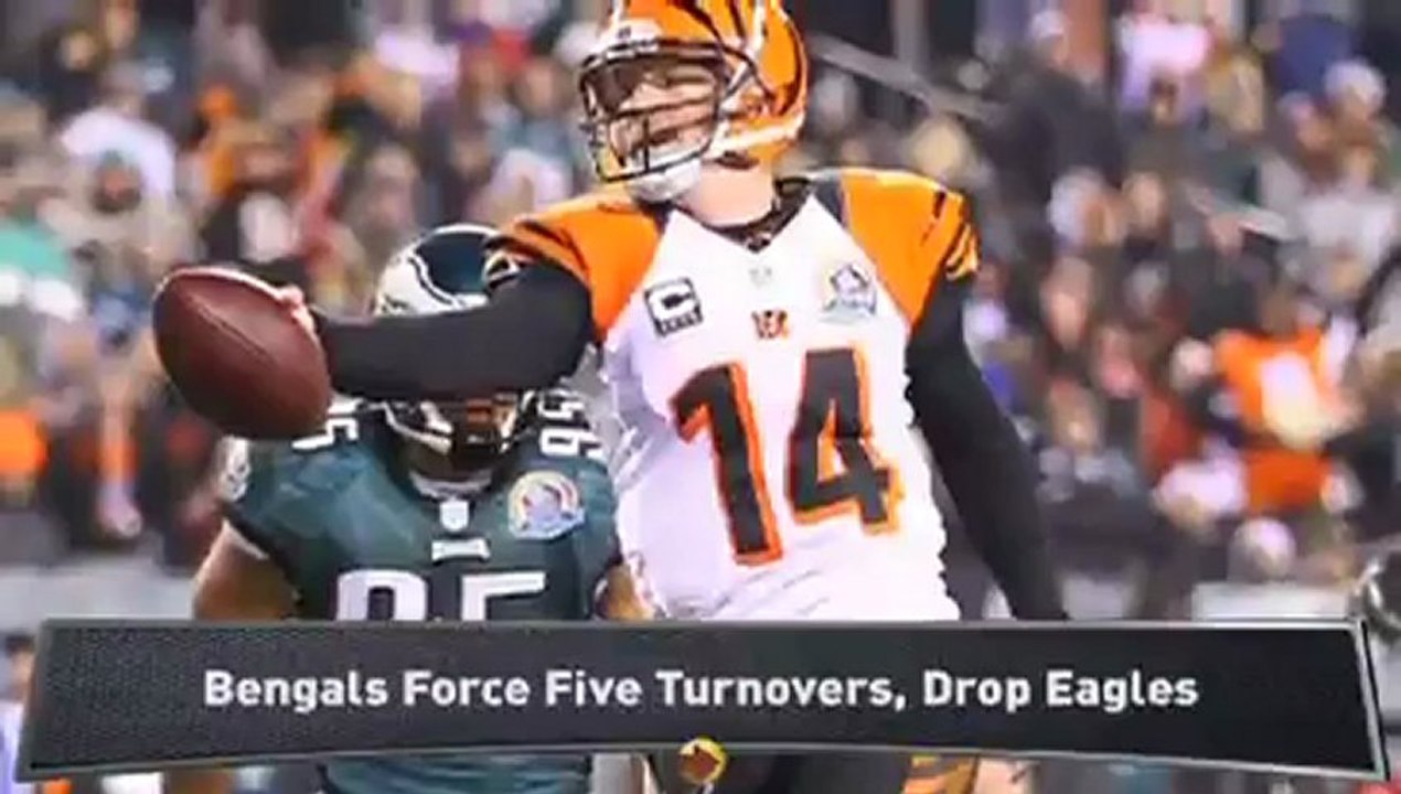 Dalton, Bengals Cruise to Win vs. Eagles