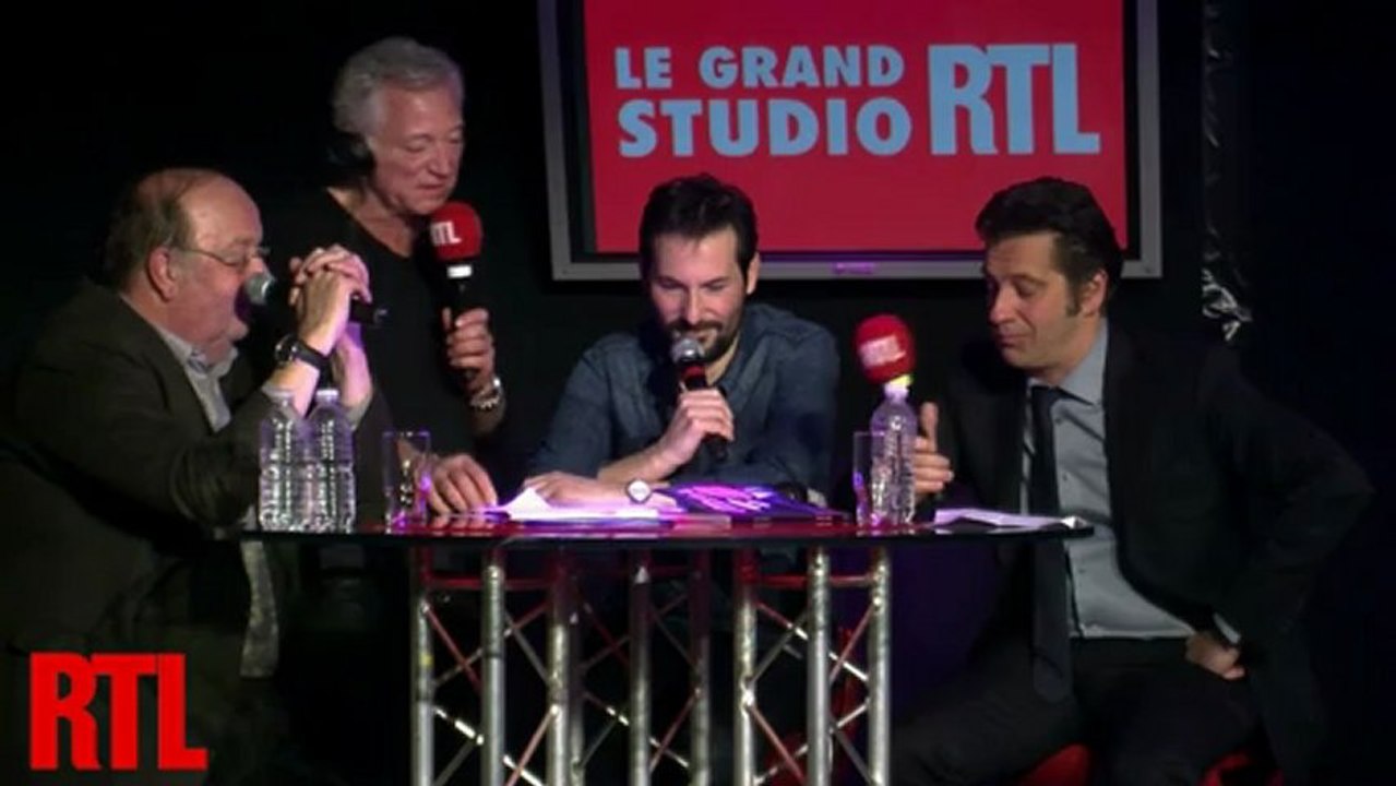 Laurent Gerra, Bernard Mabille et Régis Mailhot dans le Grand Studio RTL présenté par Laurent Boyer