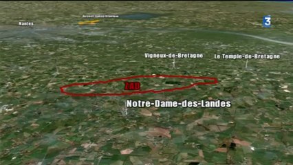 Google map site Notre-Dame-des-Landes