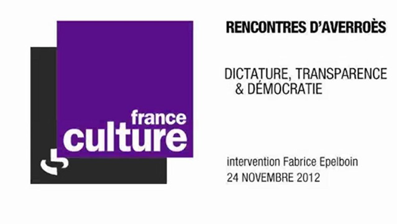 Rencontres d'Averroès - L'impact d'internet sur les différents modèles de démocratie