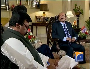 Exclusive Interview-Qaim Ali Shah-14 Dec 2012-Part 1