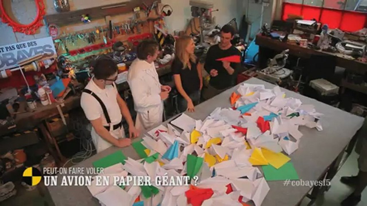 EM36 Peut-on faire voler un avion de papier géant ?
