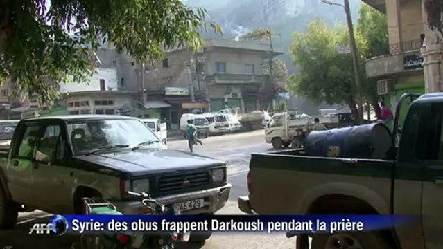 Syrie: des obus frappent Darkoush, dans le nord-ouest