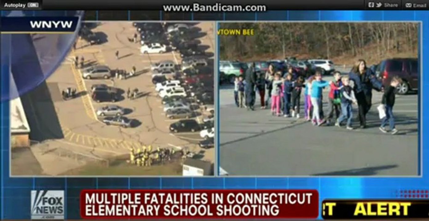 Children and adults gunned down in Connecticut school massacre