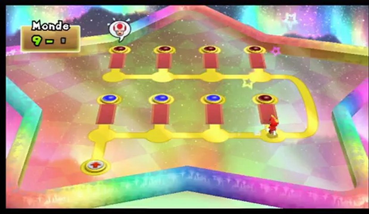 WT - Mario Bros Wii (17) pièce étoile + monde 9
