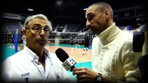 Jerome Alonzo rencontre François Mauro Di Mauri Président AS Cannes volley