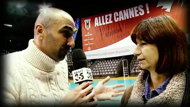 Jerome Alonzo rencontre Katherine journaliste Nice-Matin / AS Cannes volley