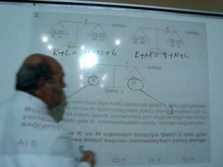 MEZUN  GRUPLAR İÇİN YGS-3 SORU 2