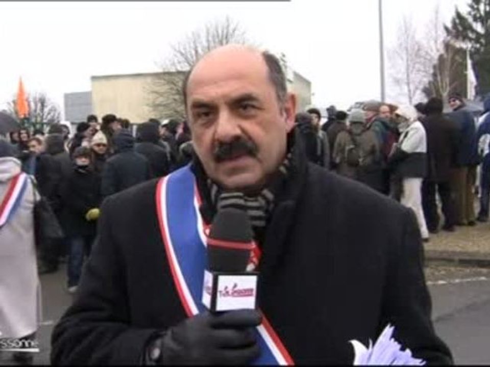 La colère des salariés d'Alcatel-Lucent (Nozay)