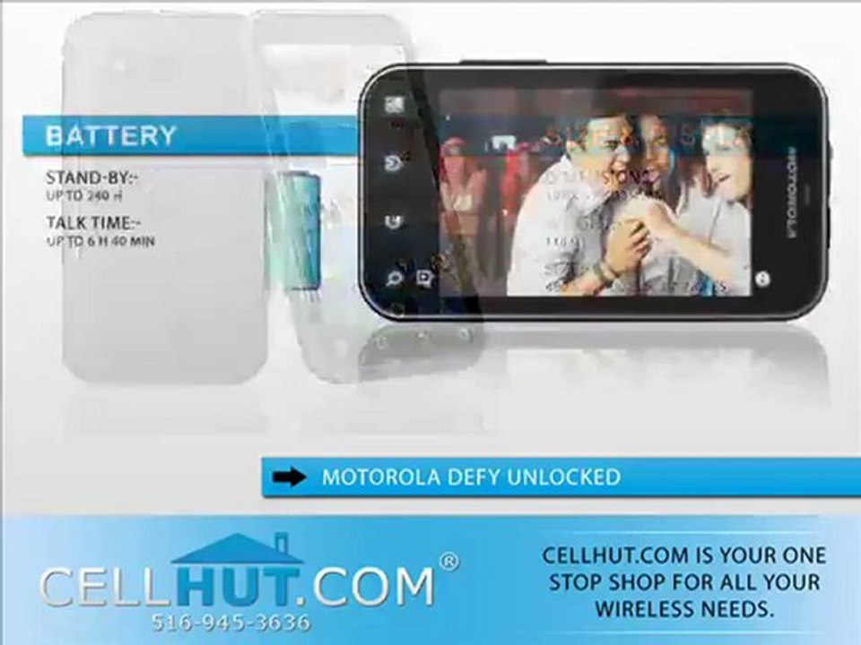 Motorola DEFY Unlocked GSM Cell Phone video