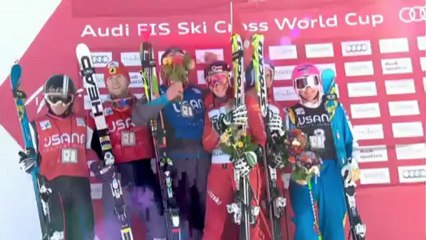 Skicross - Ophélie David encore seconde