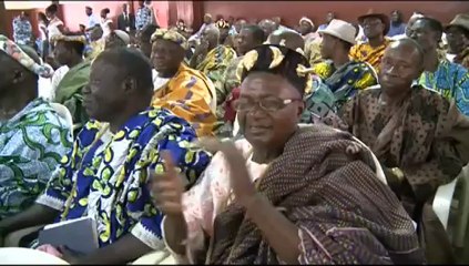 les chefs de l'AGNEBY au Ministre HAMED BAKAYOKO " la déstabilisation ne passera pas par AGBOVILLE"