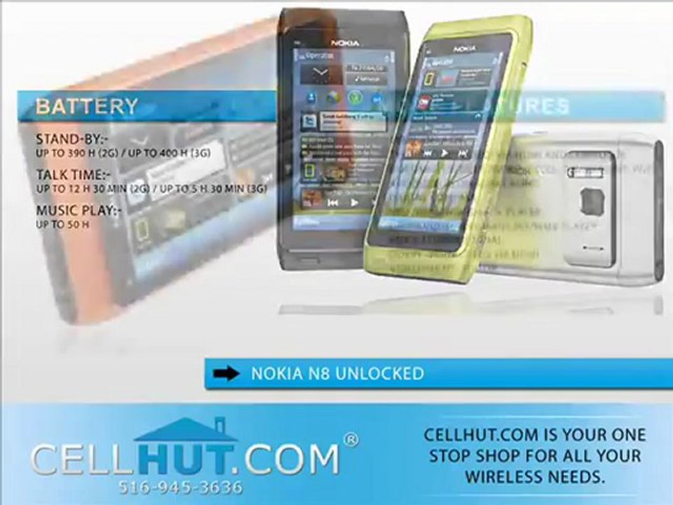 Nokia N8 Unlocked GSM Cell Phone video