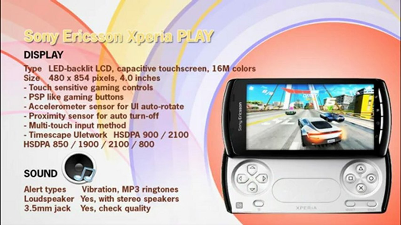 Sony Ericsson XPERIA Play BLACK (Unlocked Quadband) GSM Cell Phone video
