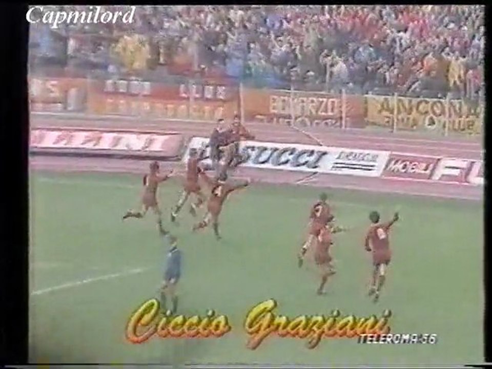 ROMA-Inter 3-1 la doppietta di Ciccio Graziani 8ª giornata Ritorno 02-03-1986