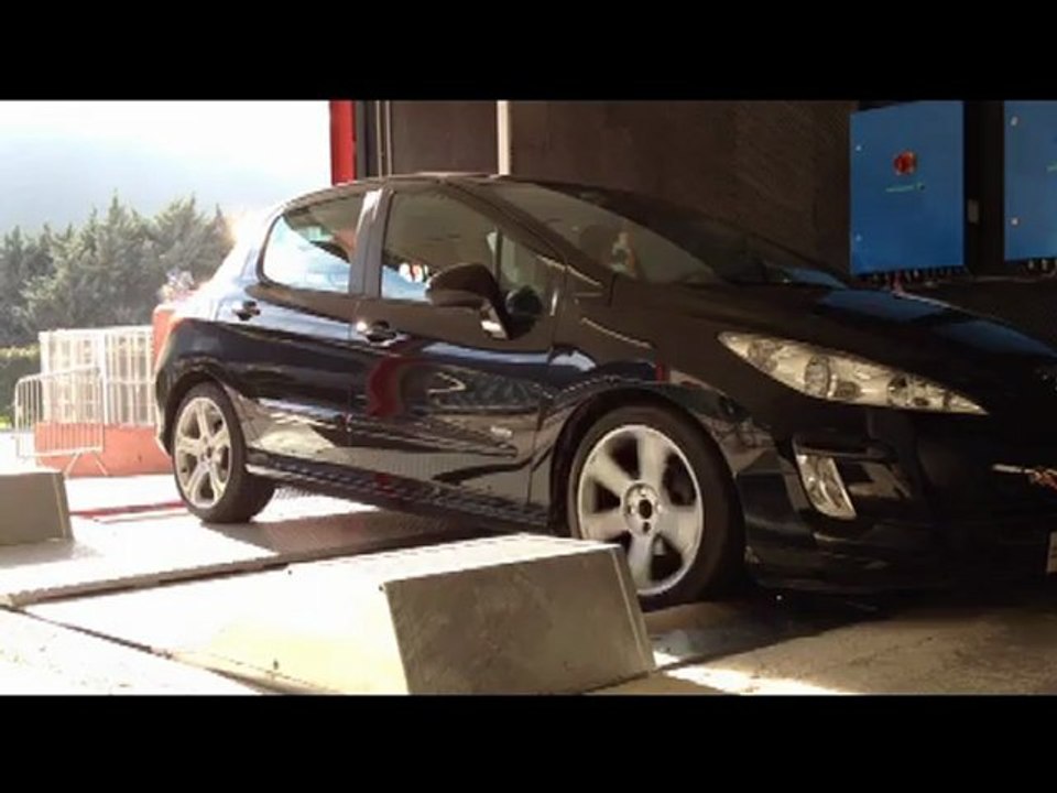 ::: o2programmation ::: Peugeot 308, 1.6l e-HDI, 92@114Cv Reprogrammation Moteur sur Banc de Puissance Cartec Marseille