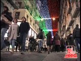 Napoli - Il Sindaco De Magistris e il Presidente della CCIAA inaugurano luminarie natalizie