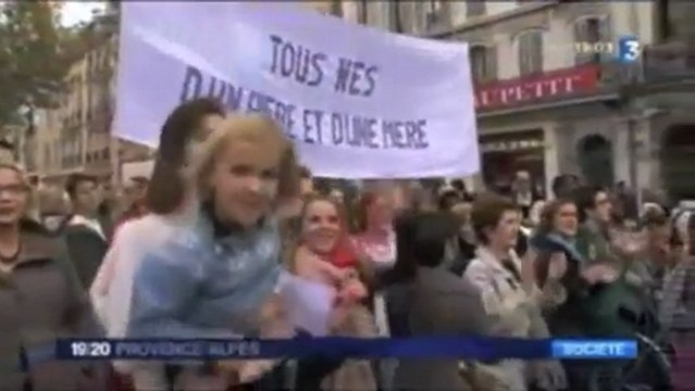 17/11/12, 19/20 Provence-Alpes, manif à Marseille - ITW Mgr Dufour - La Manif Pour Tous