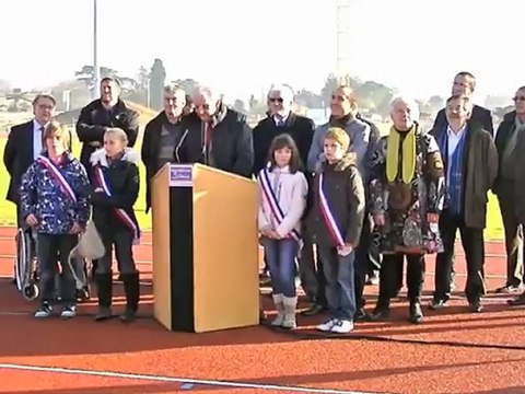 Inauguration du stade d'Athlétisme de Montélimar