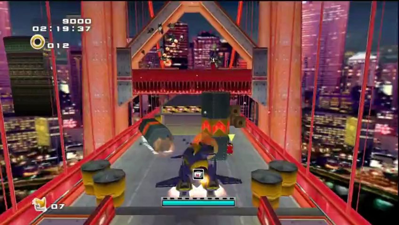 Sonic Adventure 2 Battle - Hero - Tails : Mission Street - Mission 1 : Echappe aux ennemis qui te poursuivent !