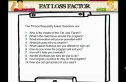 Fat Loss Factor FAQ and answers - Question 3.mp4