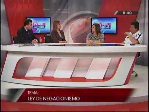 Heriberto Benitez Rivas y Marisol Perez Tello hablan sobre el Negacionismo en el Perú