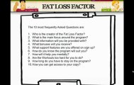 Fat Loss Factor FAQ and answers - Answer 2