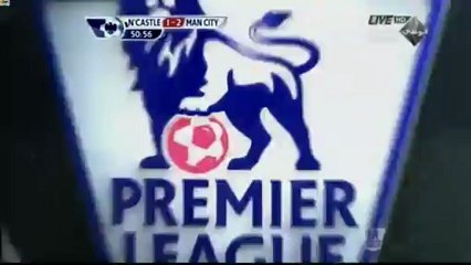 أهداف مان سيتى 2_1 نيوكاسل