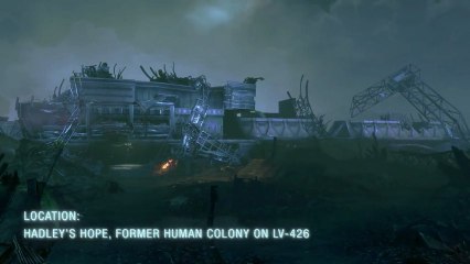 Aliens Colonial Marines - Bande-Annonce Vignette - Hadley's Hope Exterior