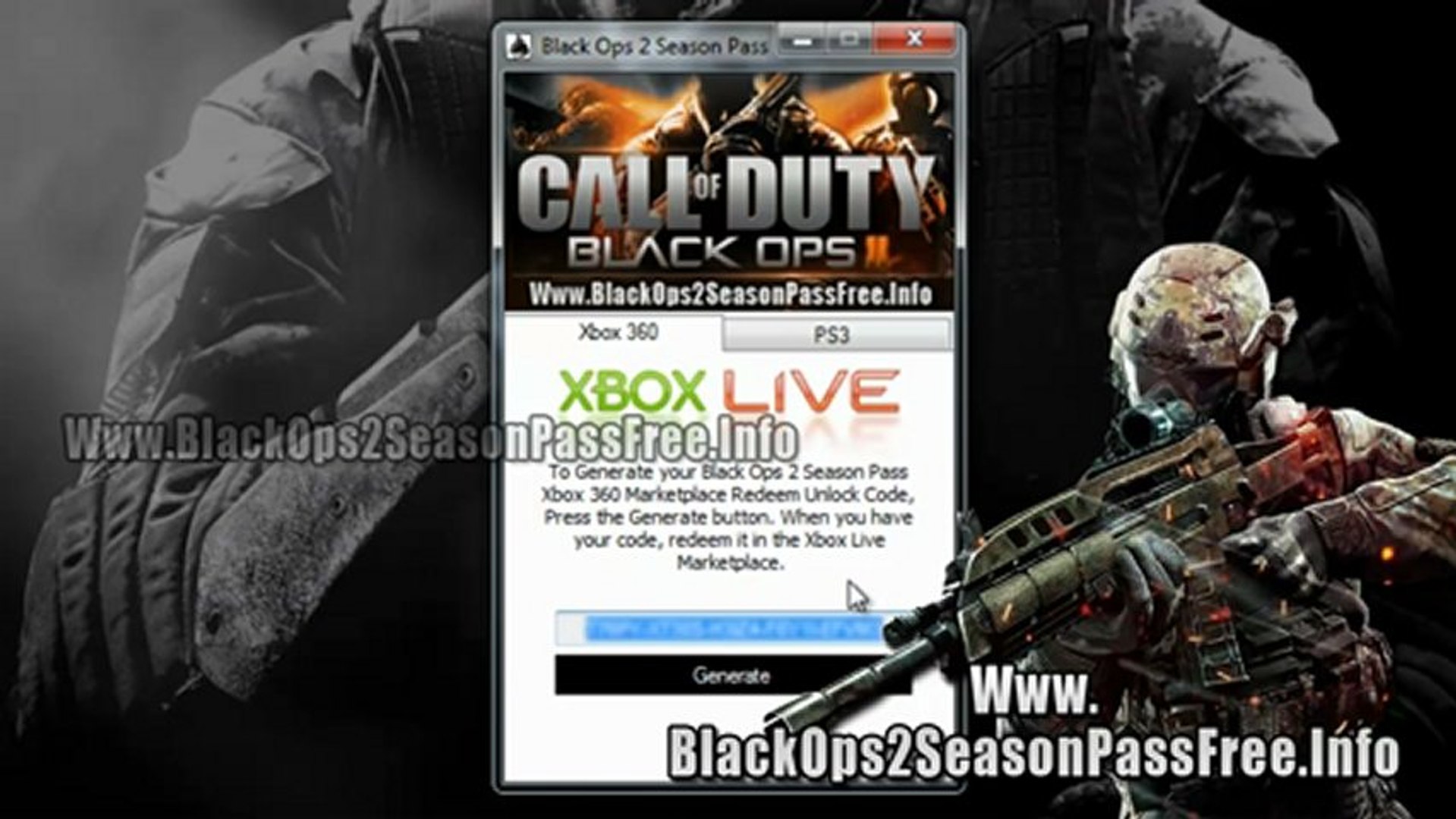 Get Free Black Ops 2 Season Pass Code - Xbox 360 And PS3 - video Dailymotion