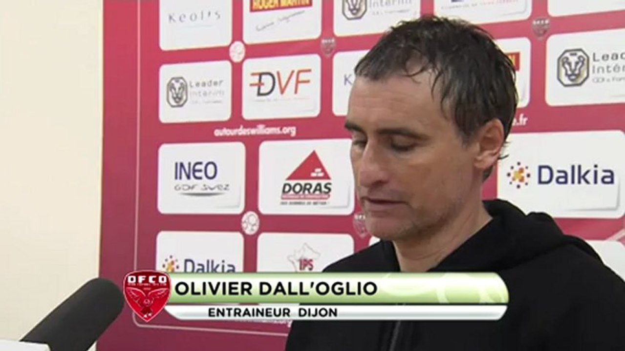 Conférence de presse Dijon FCO - FC Istres : Olivier DALL'OGLIO (DFCO) - José  PASQUALETTI (FCIOP) - saison 2012/2013