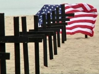 Memorial for school shooting victims in Brazil