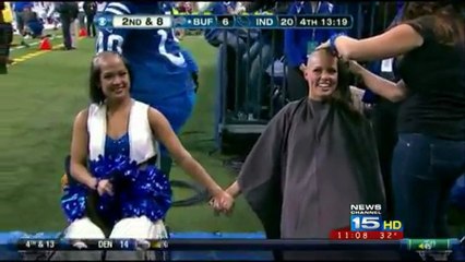 Colts Cheerleaders Shave 7
