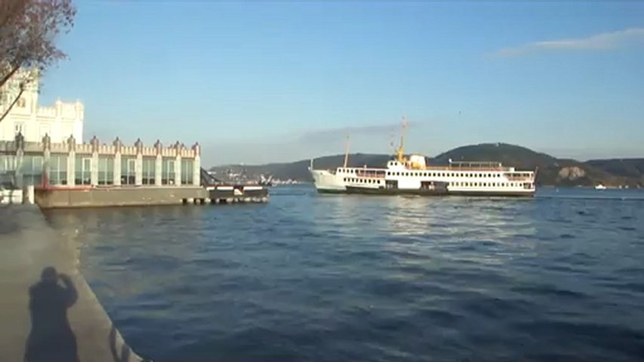 İstanbul Boğazında gemiler