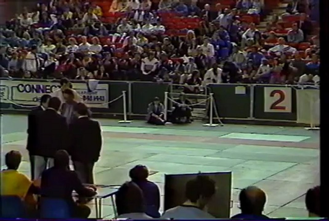 Championnat Europe 87 à Glasgow PINDA- MOREAU-GOFFIN