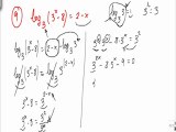 Ejercicios y problemas resueltos de ecuaciones logaritmicas problema 9