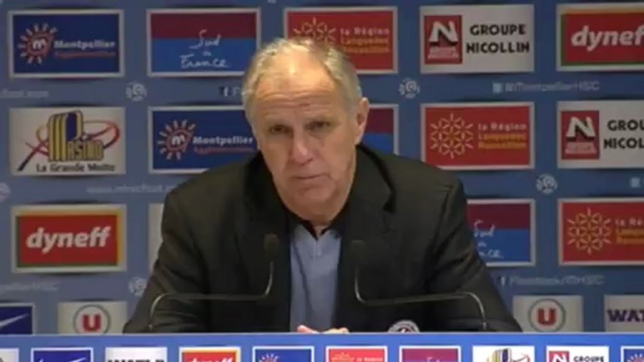 René Girard après MHSC 4-0 SCB (J18)