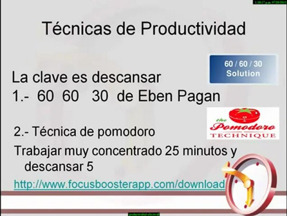 Productividad Efectiva