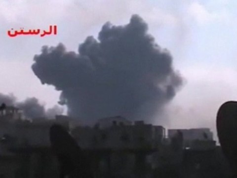 Syrian jets appear to strike rebel positions