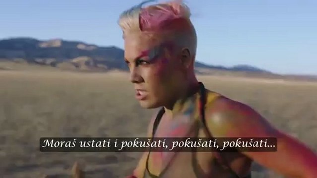 P!nk - pokušaj, serbian translation