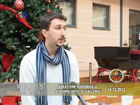 K23TV - Press iz prve ruke - Kreativna radionica, Hotel Galleria - 14. decembar 2012
