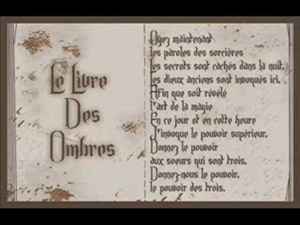 Incantation du Pouvoir des Trois