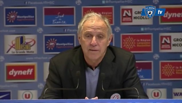 L1 / 2012-13 : Montpellier 4-0 Bastia : Conf. de presse de R. Girard