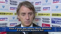 Mancini évoque la méforme de Balotelli