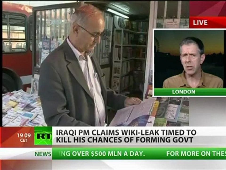 'US, UK reaction to WikiLeaks Iraq files beyond hypocrisy'
