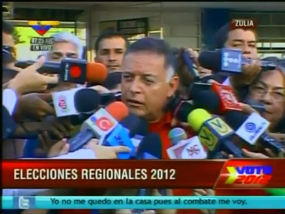 Arias Cárdenas: Todo debe desarrollarse en plen...