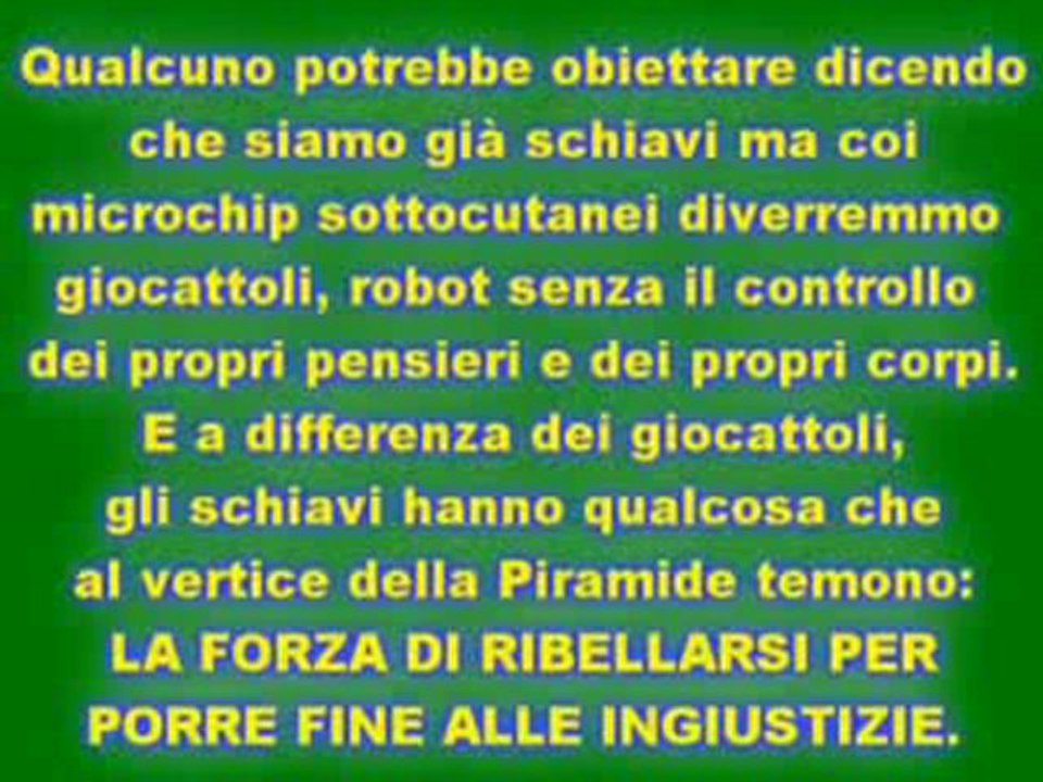 PARTE 17 - NAZI TERMINATOR - APOCALISSE N.W.O. & "SCELTA FINALE 2012....."