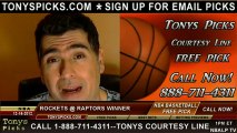 Toronto Raptors versus Houston Rockets Pick Prediction NBA Pro Basketball Odds Preview 12-16-2012