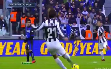 Andrea Pirlo Amazing Free Kick Goal ( Juventus 2 - 0 Atalana ) 16_12_2012 HQ