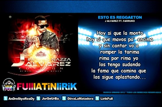 J Alvarez Ft. Farruko - Esto Es Reggaeton [Letra]